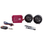 Alarme Caixa Som Moto Mp3 Usb Player Áudio Fm Controle