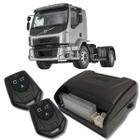 Alarme caminhões auto 12v e 24v fks fk902 2 controles linha pesada corta ignição bloqueador e trava - Fks Industria Eletronica Ltda.