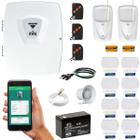 Alarme Casa Wifi Via Internet 10 Sensores Sem Fio Aplicativo
