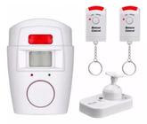 Alarme Sem Fio Residencial Sensor Sirene + 2 Controles - Kapbom