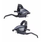 Alavanca de Câmbio e Freio (Par) Shimano EF51 EZFire 3x8 Preto