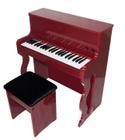 Albach Pianos Infantil Vermelho - Brinquedo de Luxo e Elegância Presente Educativo Teclado musical profissional