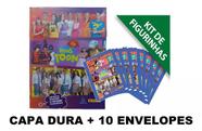 Album de Capa Dura do Luccas Neto 2 Luccas Toon com 10 envelopes 40 figurinhas e 10 Tiktoons - Panini