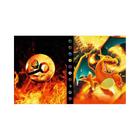 Álbum de Cartas Pokémon Charizard - 240 Slots com Pasta e Suporte