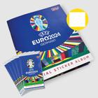 Album De Figurinha Capa Cartão Uefa Euro 2024, Panini + 30 Envelopes