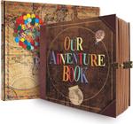 Álbum de fotos de álbum de recortes JIMBON Nosso livro de aventuras em estilo retrô