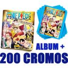 Álbum Figurinhas One Piece 2023 Livro Ilustrado + 200 Cromos