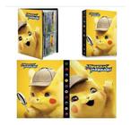 Álbum Oficial Pokémon Porta 240 Cartas Pikachu Detetive