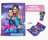 Álbum Oficial Rafa & Luiz + 10 envelopes 50 figurinhas - Capa Brochura - 01 pôster exclusivo encartado - Editora Pixel