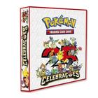 Álbum Pasta Fichário Pokemon Celebração 25 anos Capa Dura Reforçado para Colecionar Cards ou Cartas - Pokémon Cards Copag