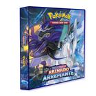 Álbum Pasta Fichário Pokemon Espada e Escudo Reinado Arrepiante Capa Dura Reforçado Colecionar Cards