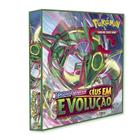 Álbum Pasta Fichário Pokemon Espadas & Escudos Céus Evolução Capa Dura Reforçado Colecionar Cards