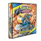 Álbum Pasta Fichário Pokémon Sol e Lua Elos Inquebráveis Capa Dura Reforçado Para Colecionar Cards