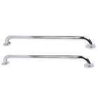 Alça Barra De Apoio 70 cm Inox Kit 2 Uni Suporte Acessibilidade Idoso Gestante Criança Corrimao Casa Banehiro Box
