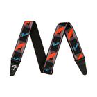 Alça Correia Fender Monogrammed Straps Neon 0990681302 Bk