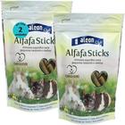 Alcon club alfafa sticks 70g kit com 2 para roedores hamster chinchila porquinho da índia gerbil coelho topolino