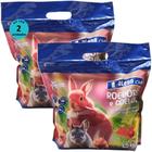 Alcon Club Roedores e Coelhos 1,5Kg Super Premium Kit Com 2