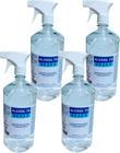 Álcool 70 líquido Drako 1 lt c/ borrifador spray - 4 unidades
