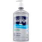 Álcool em Gel Antisseptico Asseptgel Cristal Aloe Vera 420g Com Pump