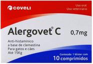 Alergovet C 0,7mg 10 Comprimidos - Coveli