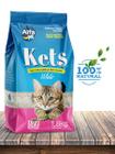 Alfa Pet Granulado Higiênico Kets White Super Premium Para Gatos - 1.8 Kg