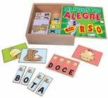 Alfabeto Alegre Brinquedo Educativo Pedagogico Alfabetizaçao Simque