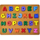 Alfabeto de Madeira Aprenda Brincando Colors 26 Peças DM TOYS DMT5729