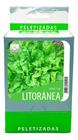 Alface Litoranea Lisa - CX C/ 20 Env de 100 Sementes Pelets - PRATIPELETS