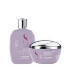 Alfaparf Semi Di Lino Smoothing Rebel Hair Shampoo 250ml + Máscara 200ml