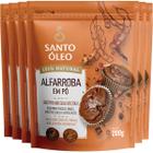 Alfarroba Em Pó 6 X 200g Santo Óleo