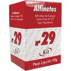 Alfinete Costura N.29 ACO Niquelado 50G. (7890265293414)