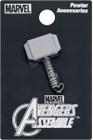 Alfinete de lapela Marvel Thor Hammer Pewter Silver