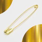 Alfinete De Segurança 00 Ouro - Com 100 Unidades - BRX