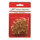 Alfinete De Segurança Cor Ouro 100 Uni - Kit