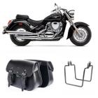 Alforge Lateral Bolsa Custom 18 Litros Com Suporte Suzuki Boulevard M 800 1500