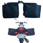 Alforge Lateral para Moto com baú Universal cargo entrega Motoboy