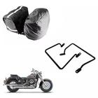 Alforge Nylon C/ Capa + Afastador Yamaha Drag Star 650 - JA Alforges