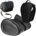 Alforge para moto 58L + Baú bauleto Mochila 37L + Bolsa top - BASLU