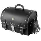 Alforge Traseiro (Sissy Bag) Custom Para Capacete 35 Litros Sintético C/ Franjas e Chave Fechadura