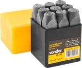 Algarismo de aço punção 10mm 0-9 para gravação - Vonder Plus