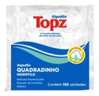 Algodão Quadradinho Topz 150 Unidades KIT COM 12 UNIDADES