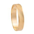 Aliança Ouro 18K Casamento 4mm Trabalhada