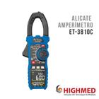 Alicate amperimetro digital 1000a - et-3810c