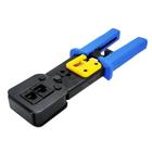 Alicate de crimpar de passagem profissional Rj45 Cat.5e e Cat.6