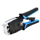 Alicate De Crimpar RJ45/RJ11 Com Catraca Cromado 2FLEX