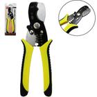 Alicate Desencapador Fios 7'' Cabo Amarelo / Preto Cartela