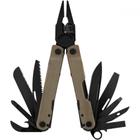 Alicate Leatherman Rebar Cor Coyote Com 17 Funções