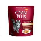 Alimento GRAN PLUS Gatos Castrados Sabor Frango Sache 50gr High Premium - Gran plus affinity