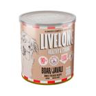 Alimento Natural Livelong Sabor Javali para Cães 300g