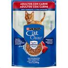 Alimento úmido Cat Chow Adultos Carne ao Molho para Gatos - Nestlé Purina (85g)